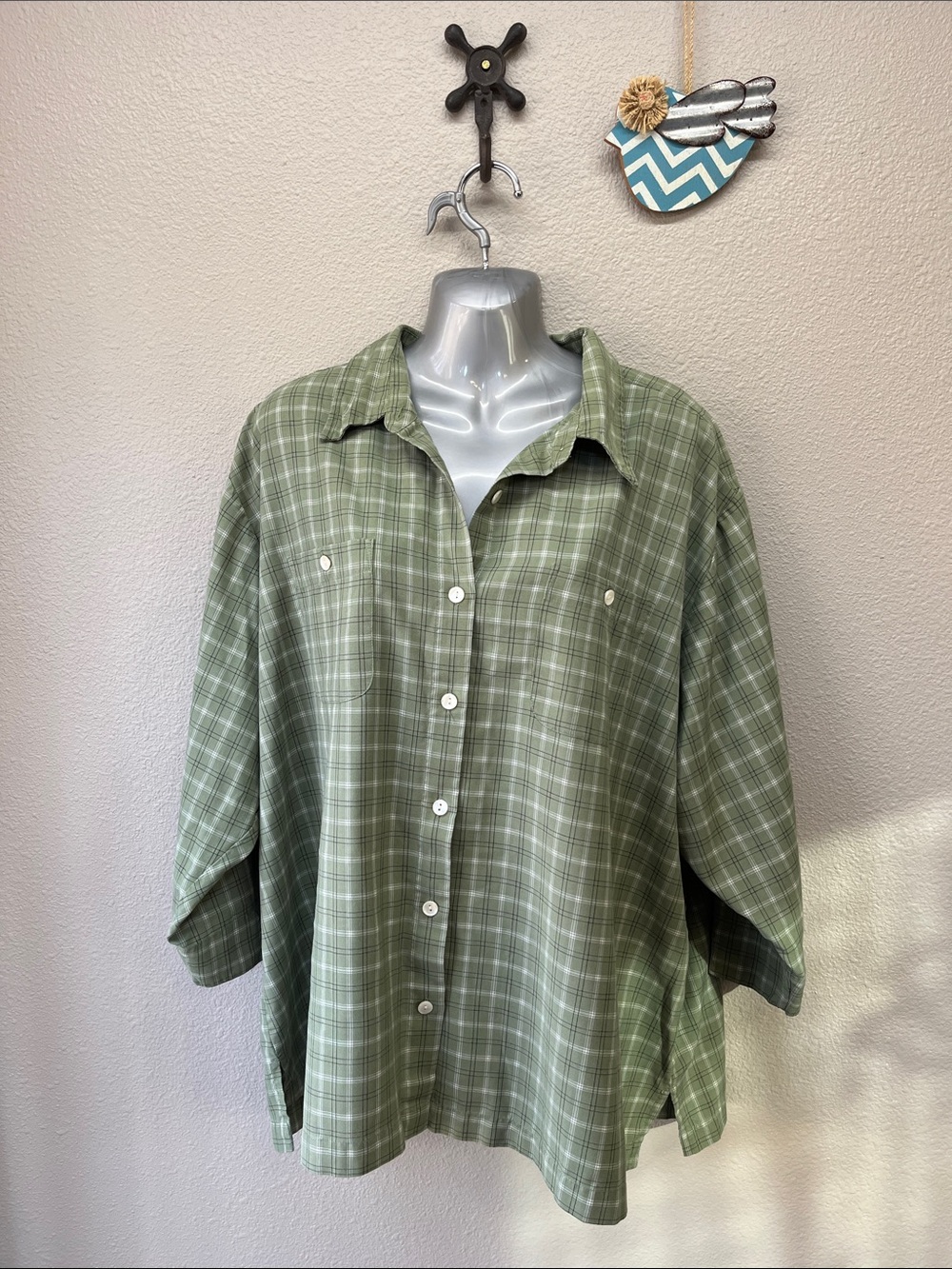 Krazy Kat woman’s button up shirt size 2X
